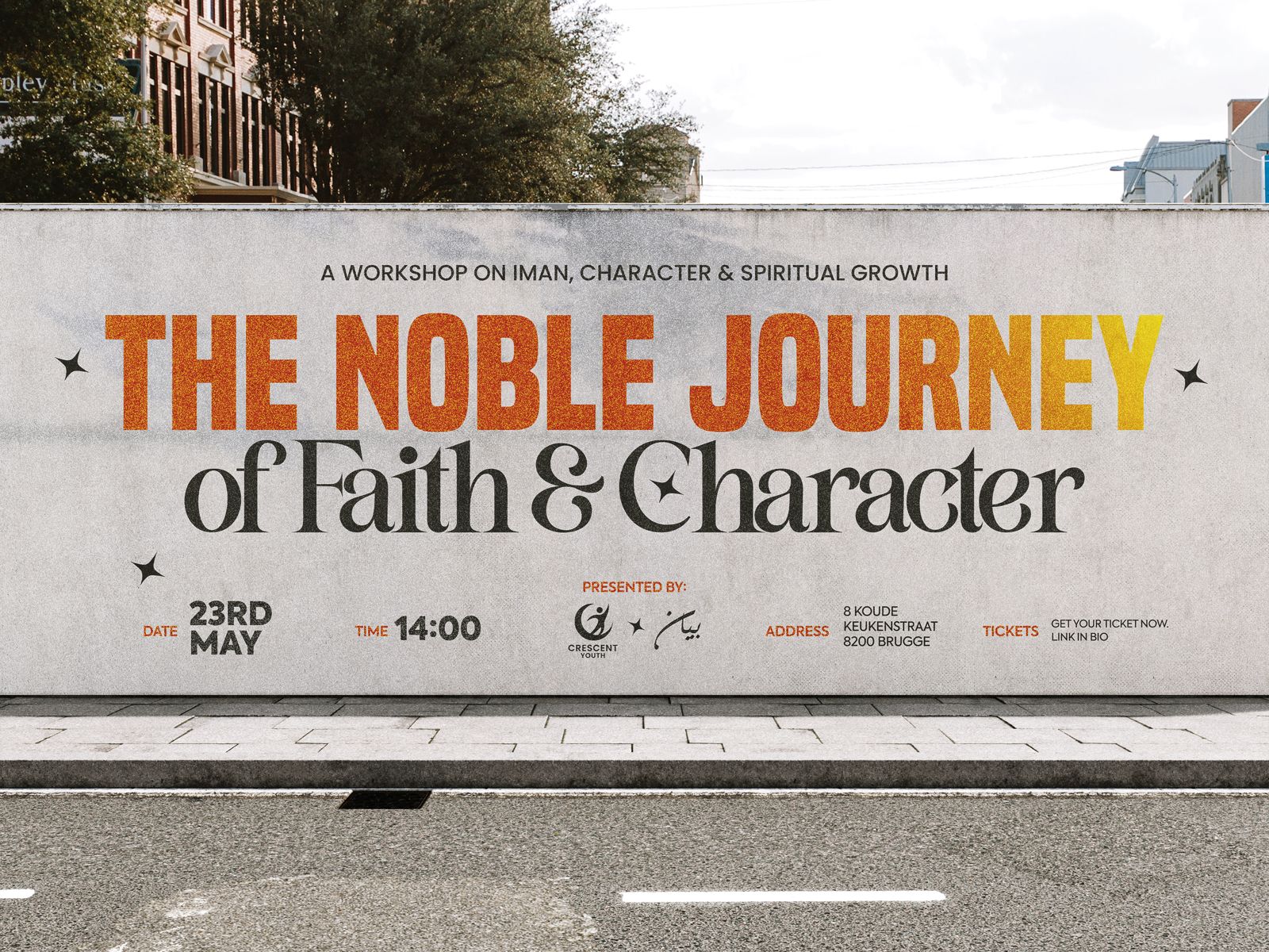 The Noble Journey event poster